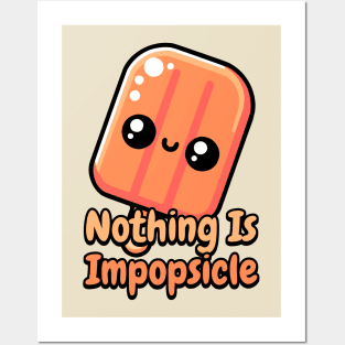 Nothing Is Impopsicle! Cute Popsicle Pun Posters and Art